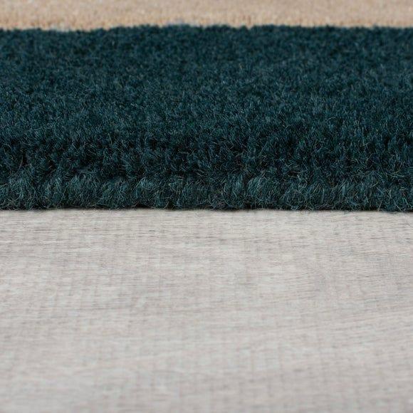 the striking Flair Labyrinth Shaped Wool Rug by casaloom